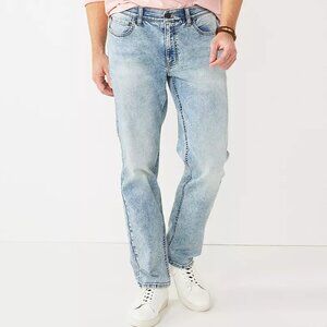 Men's Sonoma Goods For Life Straight-Fit Flexwear Jean Vintage Light